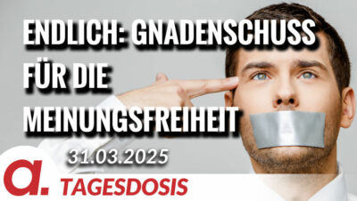 Mehr über den Artikel erfahren Endlich: Gnadenschuss für die Meinungsfreiheit | Von Paul Clemente