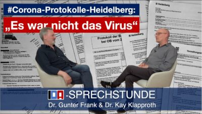 Mehr über den Artikel erfahren „Es war nicht das Virus“ – IDA-SPRECHSTUNDE mit Dr. Gunter Frank und Dr. Kay Klapproth vom 16.04.25