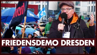Mehr über den Artikel erfahren Große Demo in Dresden: Tausende für den Frieden!