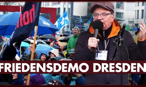 Große Demo in Dresden: Tausende für den Frieden!