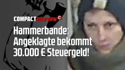 Mehr über den Artikel erfahren Hammerbande: Angeklagte bekommt 30.000 € Steuergeld!