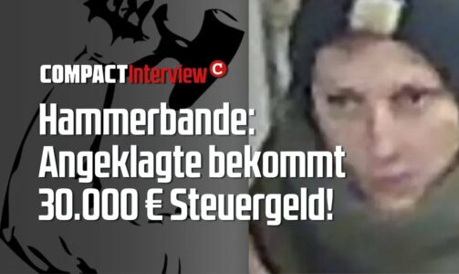 Hammerbande: Angeklagte bekommt 30.000 € Steuergeld!