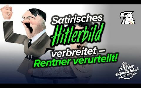 Satirisches Hitlerbild verbreitet: Frührentner verurteilt, PC eingezogen | RA  Haintz im Gespräch