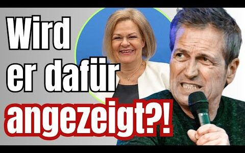 WELTKLASSE! Dieter Nuhr rechnet mit Faeser ab!