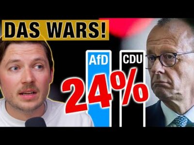 Mehr über den Artikel erfahren AfD ist GLEICH AUF! Der Umfrage-Hammer für die CDU – Bald Neuwahlen?