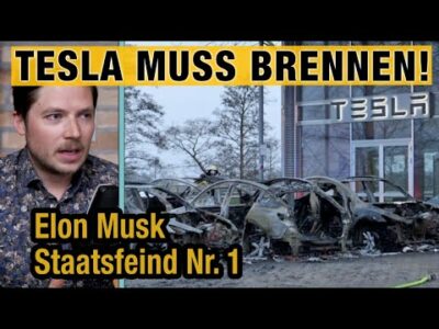 Mehr über den Artikel erfahren Tesla am ENDE? E-Autos abfackeln für die Demokratie! Kampf gegen Elon Musk