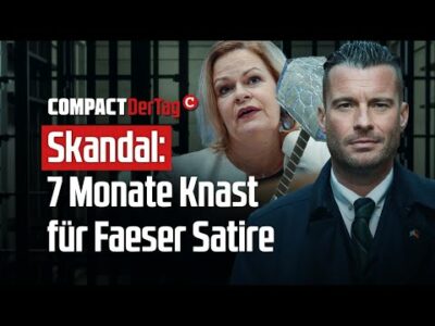 Mehr über den Artikel erfahren Skandal: 7 Monate Knast für Faeser-Satire💥