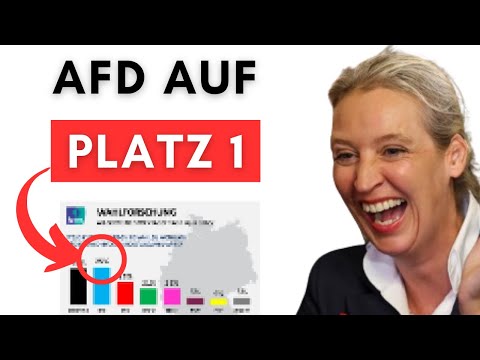 Sensation: AfD erstmals VOR CDU! (holt den Champus raus!)
