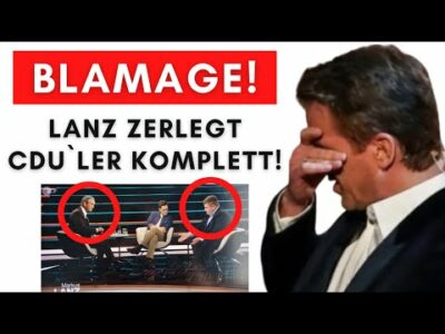 Mehr über den Artikel erfahren Heftig: Lanz demütigt naiven CDUler vor Millionen-Publikum!