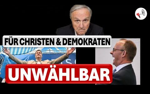 Unwählbar für alle Christen & Demokraten