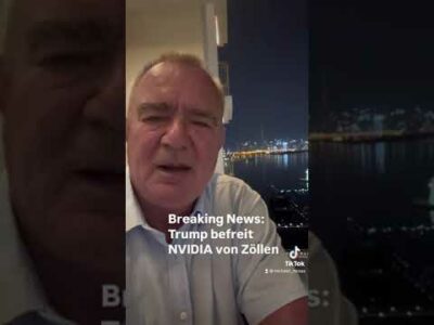 Mehr über den Artikel erfahren Breaking: Trump befreit NVIDIA, Apple von Zöllen