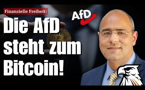Finanzielle Freiheit: Die AfD steht zum Bitcoin! | Peter Boehringer (AfD)