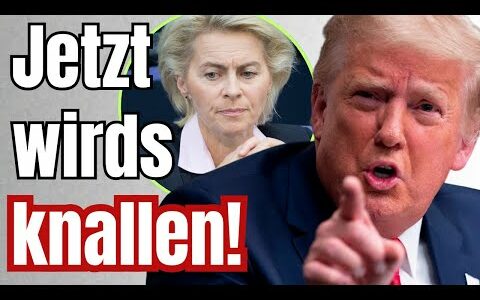 Trump REICHT ES! Er sagt, was EU-Politiker NICHT WAGEN!