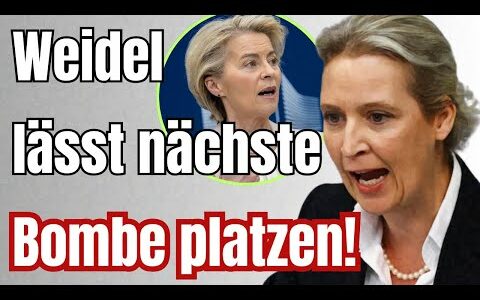 PAUKENSCHLAG! Knallharte Ansage von Alice Weidel an Brüssel!