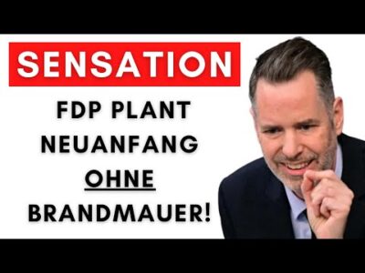 Mehr über den Artikel erfahren FDP will Brandmauer einreissen – Linke rasten komplett aus!