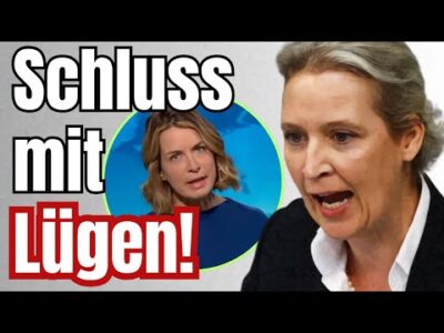Mehr über den Artikel erfahren MASSIVER ARD-Skandal um Alice Weidel AUFGEDECKT! Das ging ZU WEIT!