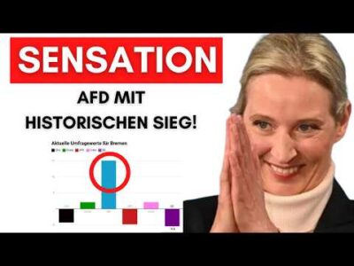 Mehr über den Artikel erfahren Bremen-Umfrage: AfD mit neuem Rekord-Wert!