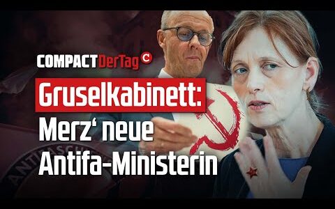 Gruselkabinett: Merz‘ neue Antifa-Ministerin💥
