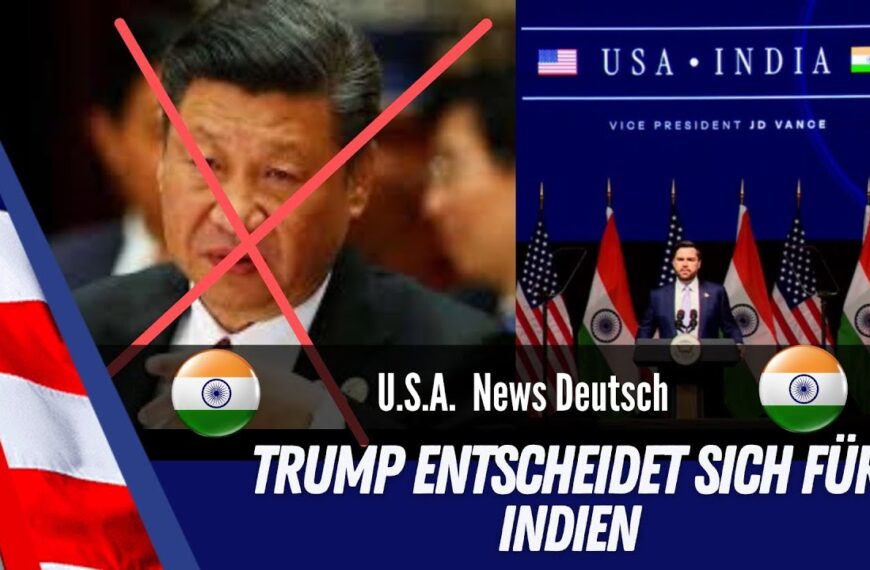 J.D.Vance in Indien: Trumps Signal an Peking: USA starten Handelsgespräche mit Indien statt mit China