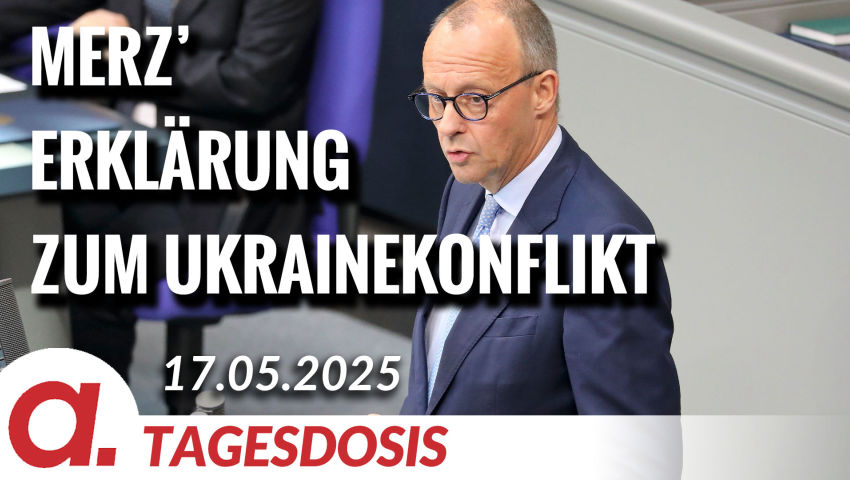 Friedrich Merz zum Ukrainekonflikt in seiner Regierungserklärung | Von Uwe Froschauer