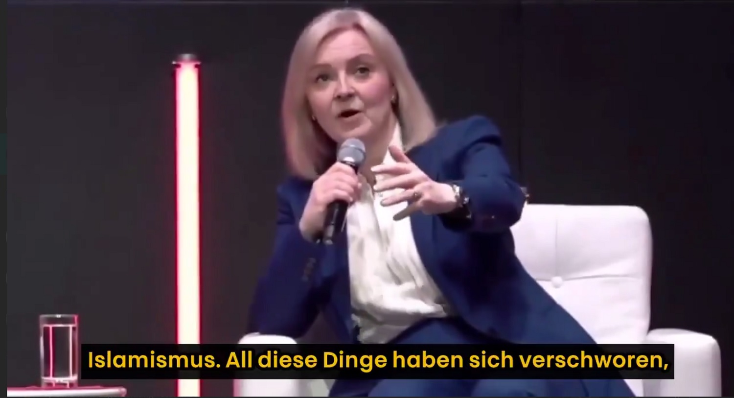 Liz Truss warnt: „Der Westen steht vor dem Untergang“