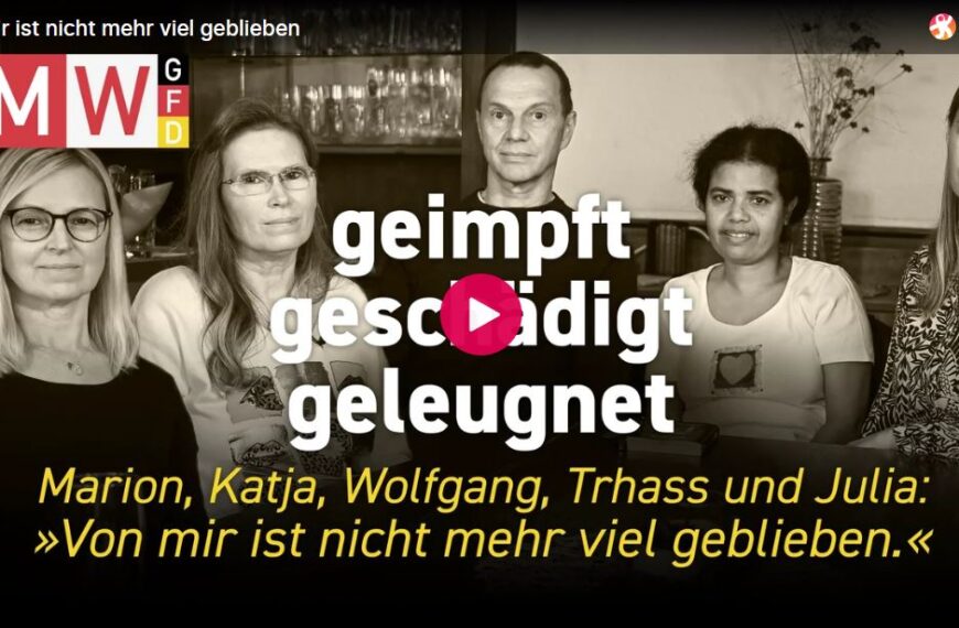 „Von mir ist nicht mehr viel geblieben“ – Ein erschütternder Erfahrungsbericht über Impfnebenwirkungen​