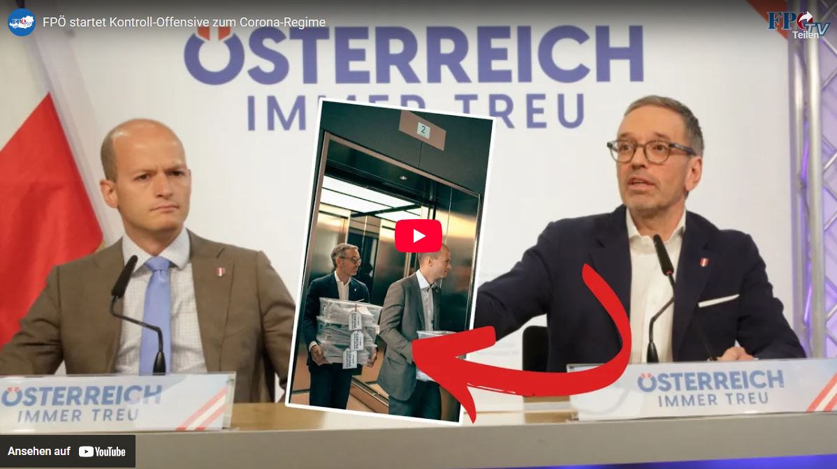 FPÖ startet Kontroll-Offensive zum Corona-Regime