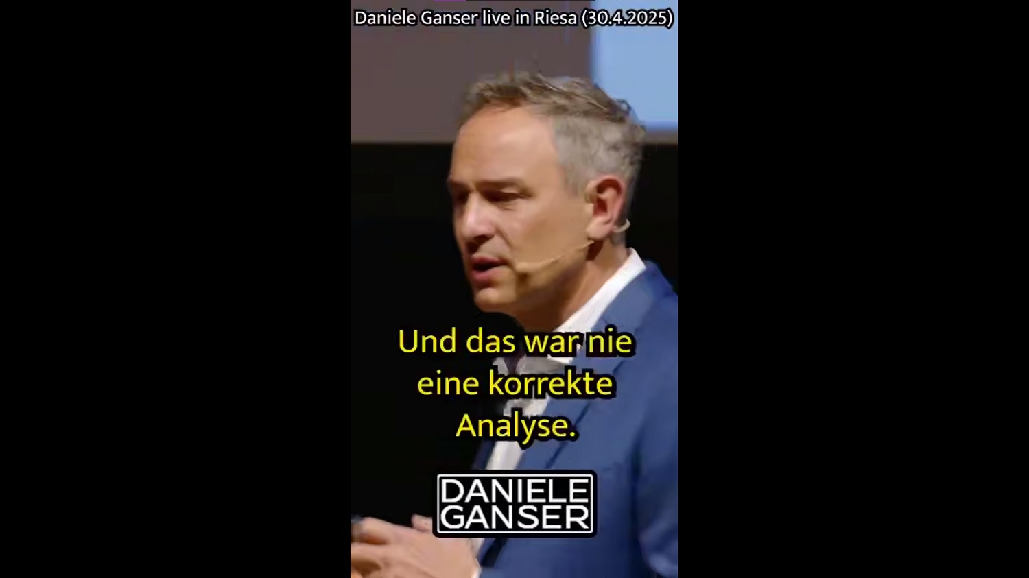 Daniele Ganser: Kriegstreiber sollen selber an die Front, …