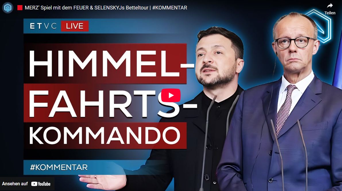 MERZ‘ Spiel mit dem FEUER & SELENSKYJs Betteltour | #KOMMENTAR