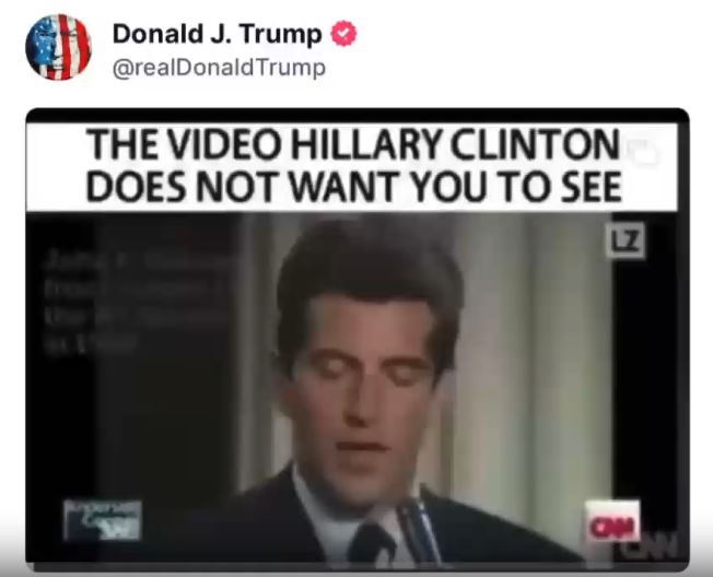 Trump postet ein Video über den „Clinton-Body-Count“
