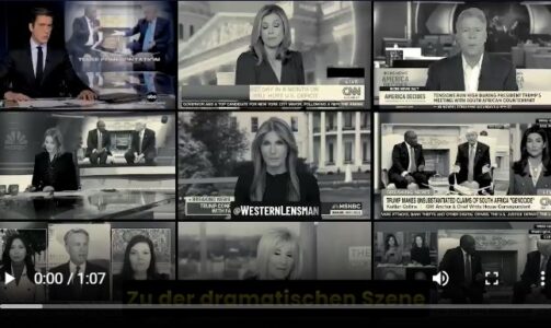 Südafrikas Präsident und Trump🤡 US-Mainstream-TV berichtet wieder mal WORT FÜR WORT dasselbe