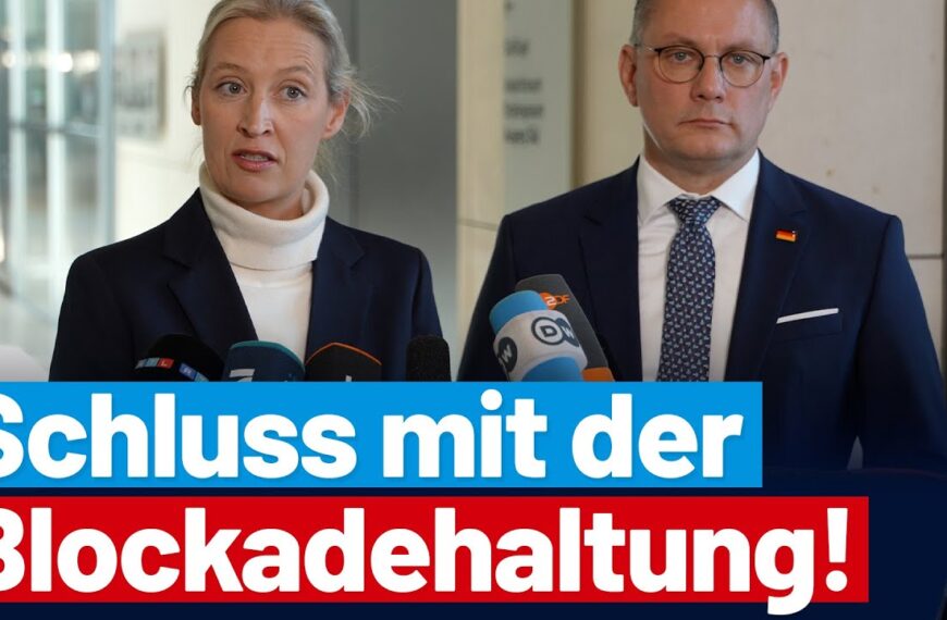 Alice Weidel und Tino Chrupalla zur Ausgrenzung der AfD im Bundestag!