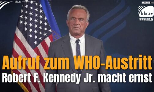 Aufruf zum WHO-Austritt – Robert F. Kennedy Jr. macht ernst