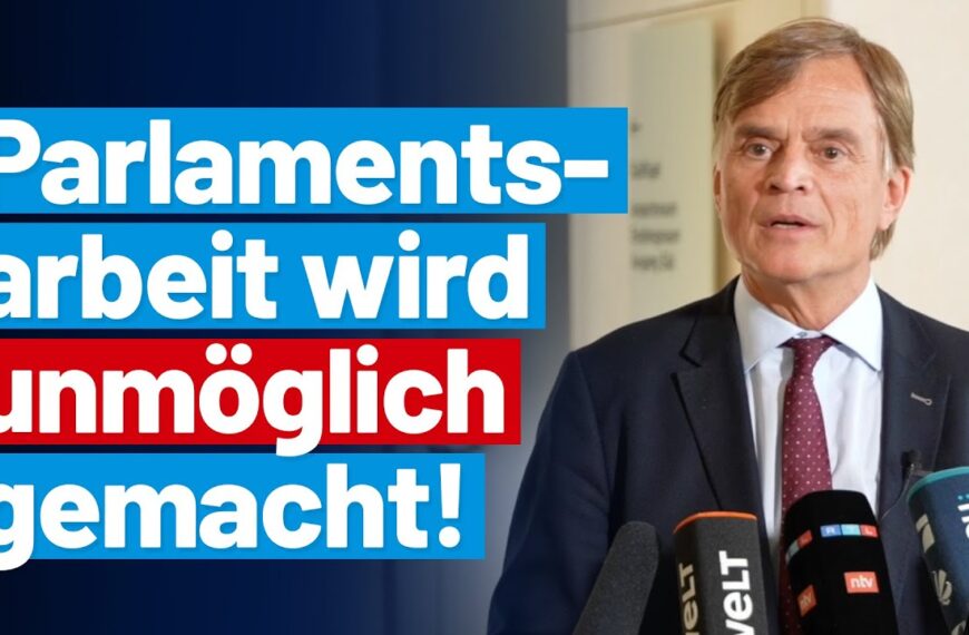 Der Rubikon wurde überschritten! Bernd Baumann nach der Sitzung des Ältestenrats! – AfD-Fraktion