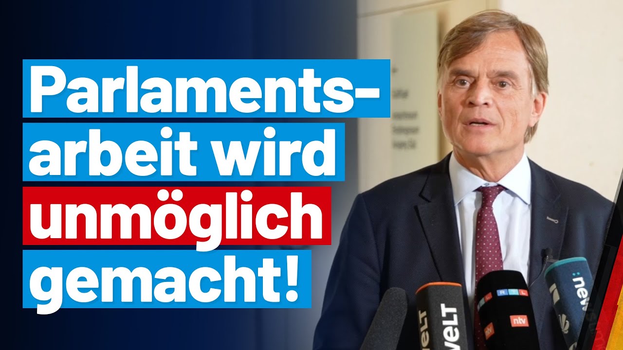 Der Rubikon wurde überschritten! Bernd Baumann nach der Sitzung des Ältestenrats! – AfD-Fraktion