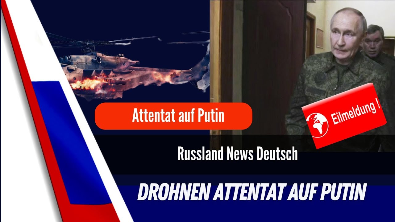 Eilmeldung: Attentat auf Putin in Kursk. Drohnen Attacke auf Hubschrauber.