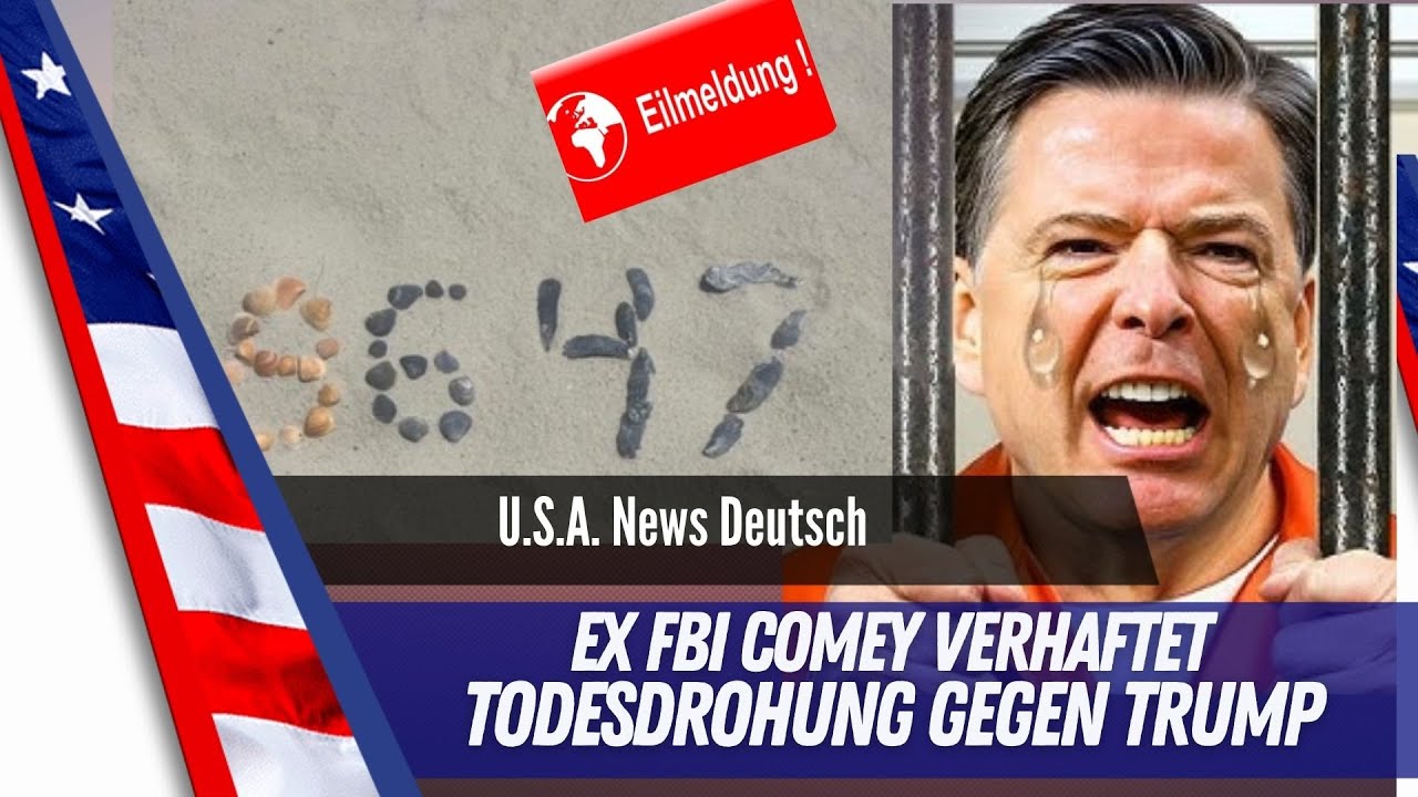Eilmeldung – Todesdrohung gegen Trump? Ex-FBI-Chef Comey schockiert mit mysteriösem Post