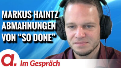 Mehr über den Artikel erfahren Im Gespräch: Markus Haintz (Abmahnungen und Strafanzeigen wegen politischer Äußerungen)