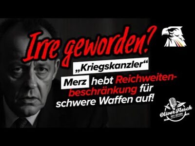 Mehr über den Artikel erfahren IRRE! „Kriegskanzler“ Merz hebt Reichweitenbeschränkung für schwere Waffen auf | Bystron im Gespräch