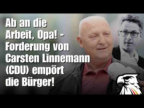 Ab an die Arbeit, Opa! -Forderung von Carsten Linnemann (CDU) empört die Bürger! | Johannes Schüller