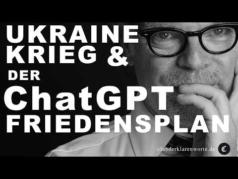 🔥Sensationell. Ukraine-Krieg. Was die KI zur Lösung vorschlägt 💥 ChatGPT