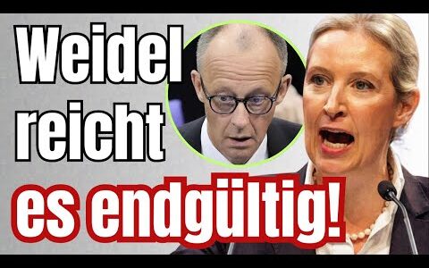 KNALL! Alice Weidel zerlegt Merz nach Totalblamage im Bundestag!
