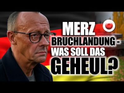 Mehr über den Artikel erfahren Merz’ Bruchlandung – was soll das Geheul?