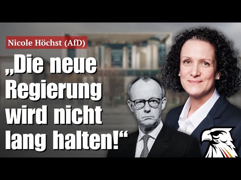 „Die neue Regierung wird nicht lang halten!“ | Nicole Höchst (AfD)