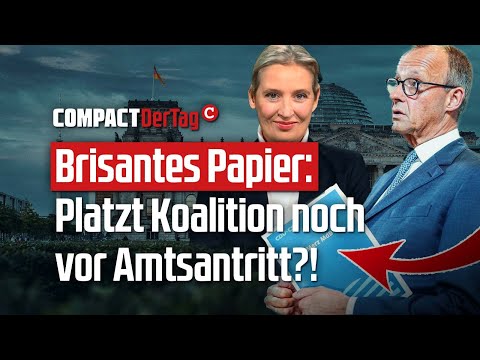 Brisantes Papier: Platzt Koalition noch vor Amtsantritt?💥