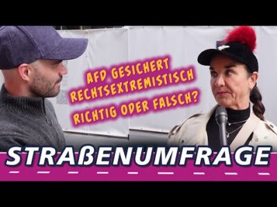 Mehr über den Artikel erfahren „Gesichert rechtsextremistisch“ – richtig oder falsch? Straßenumfrage