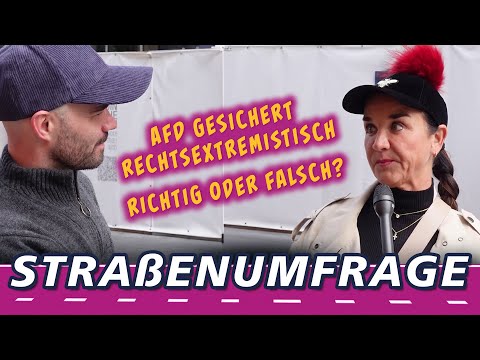 „Gesichert rechtsextremistisch“ – richtig oder falsch? Straßenumfrage
