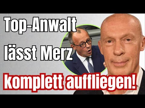 PAUKENSCHLAG! Renommierter Anwalt PACKT AUS!