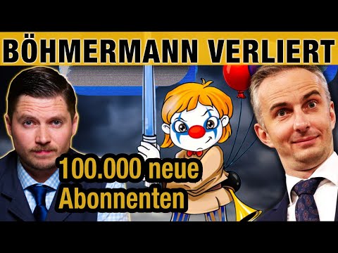 100.000 neue Abonnenten für Clownswelt, DANK Böhmermann