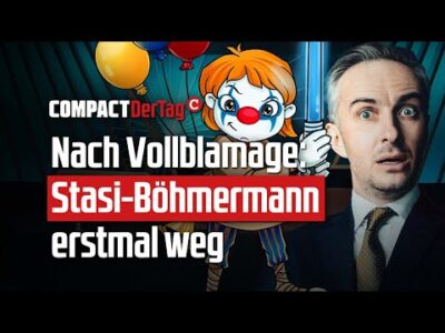 Mehr über den Artikel erfahren Nach Vollblamage: Stasi-Böhmermann erstmal weg💥